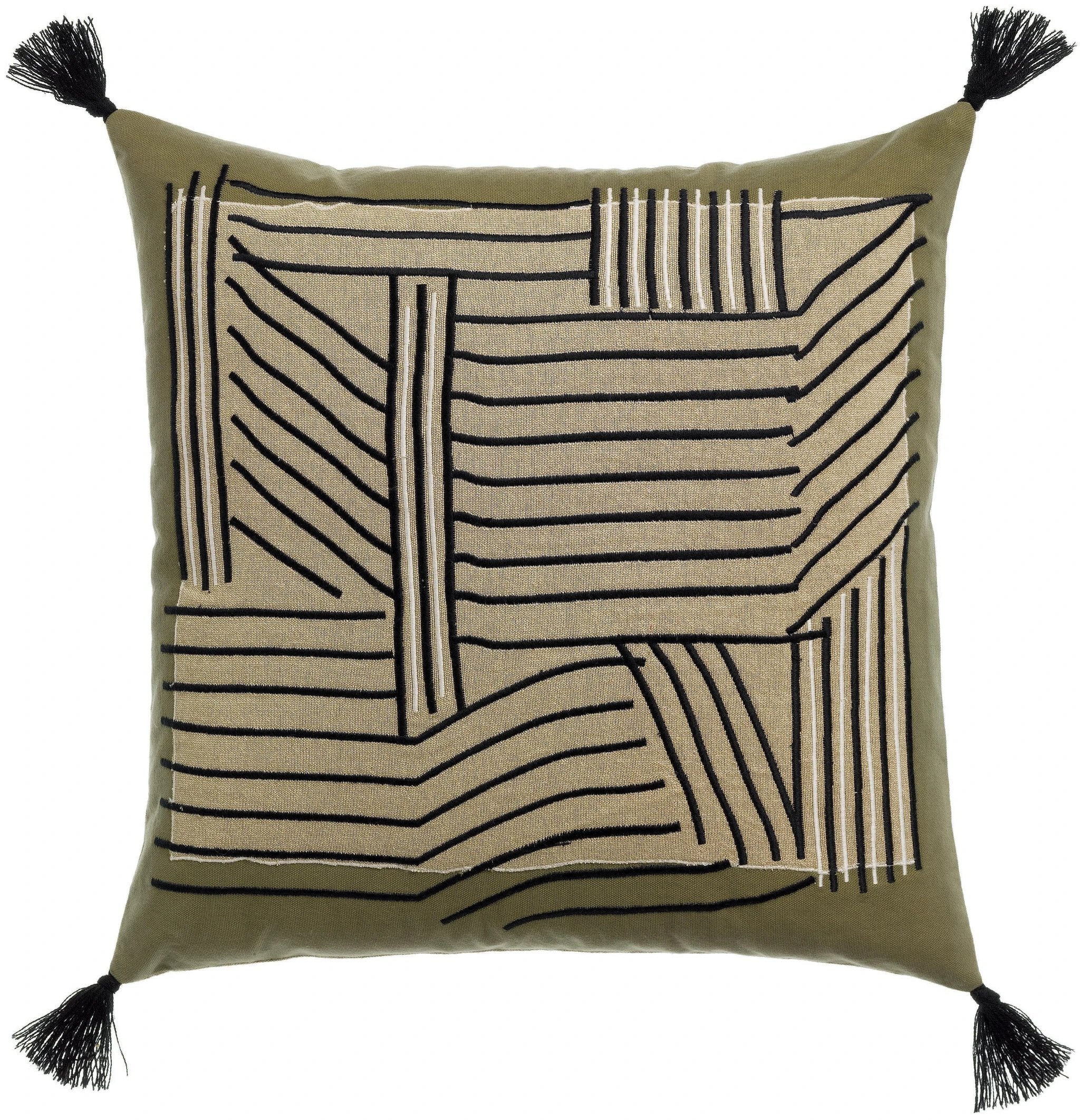 Coussin brodé Kori by Vivaraise