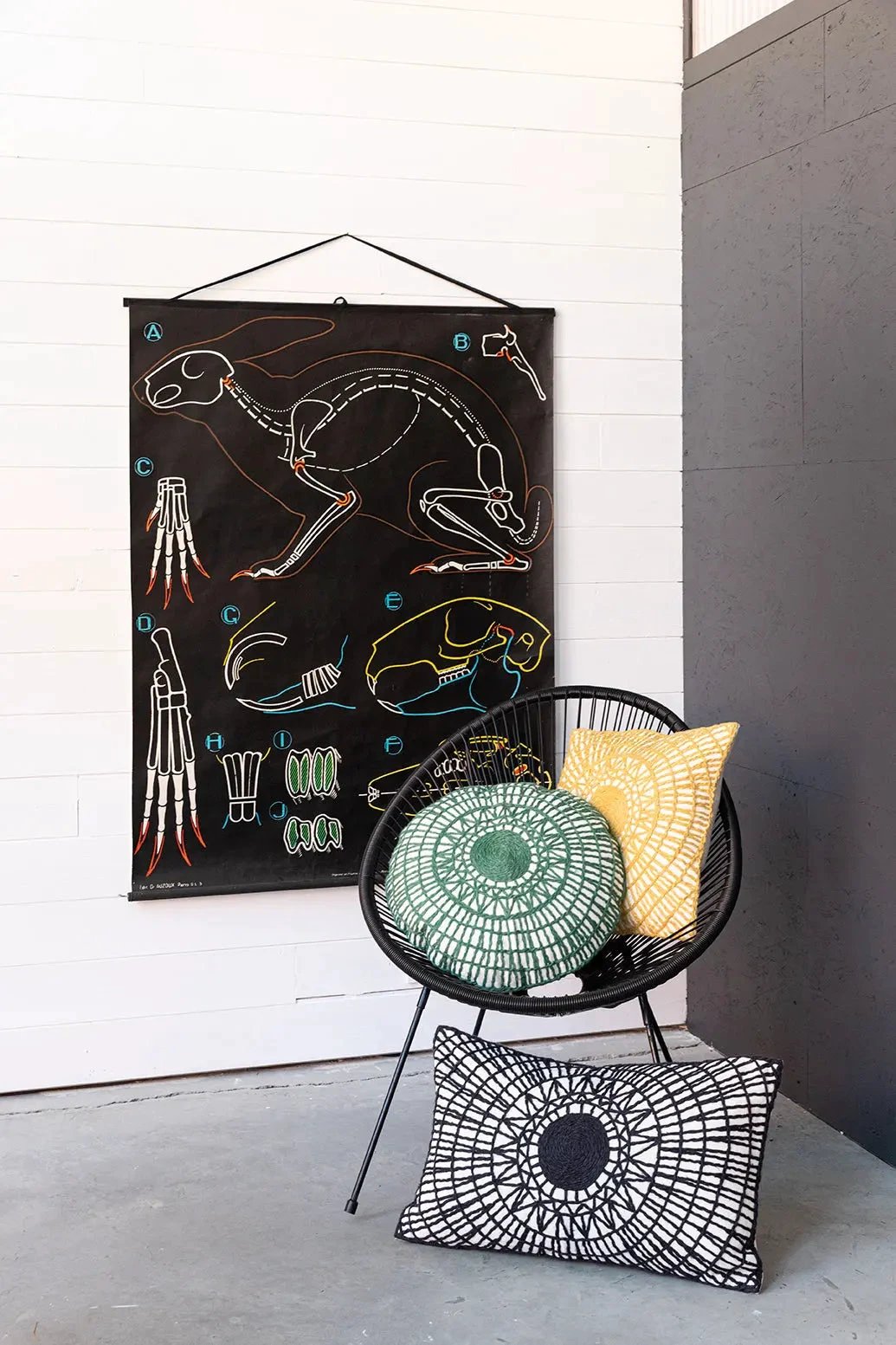 Coussin brodé Noa by Vivaraise