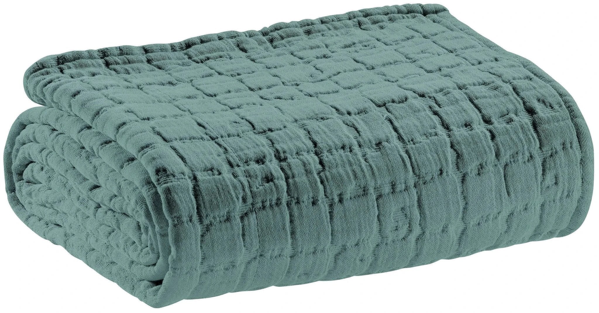 Plaid stonewashed Swami 130 x 200 by Vivaraise