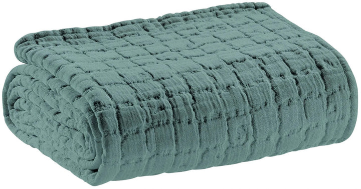 Plaid stonewashed Swami 130 x 200 by Vivaraise