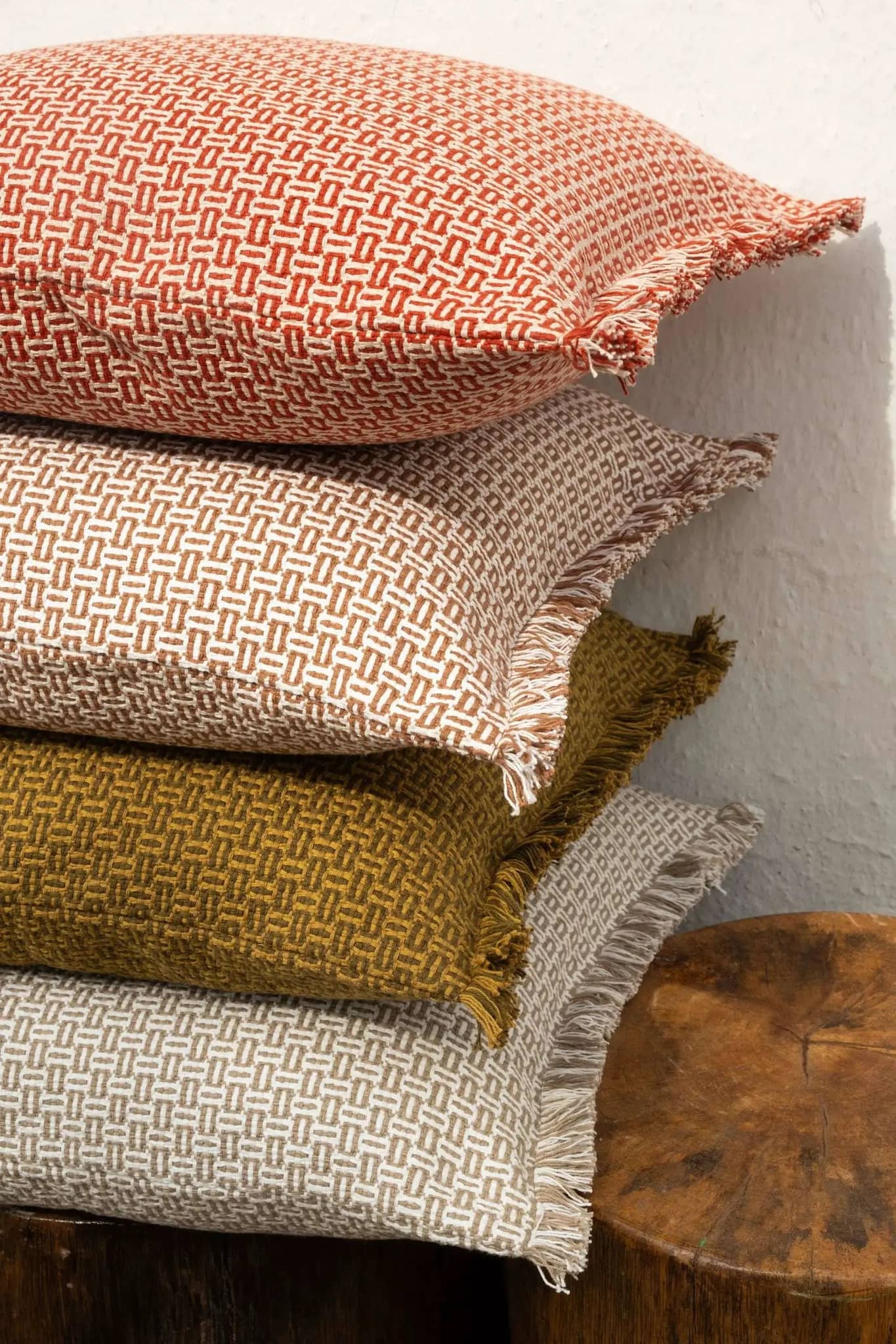 Housse de Coussin BUNAI - Terracotta by No-mad