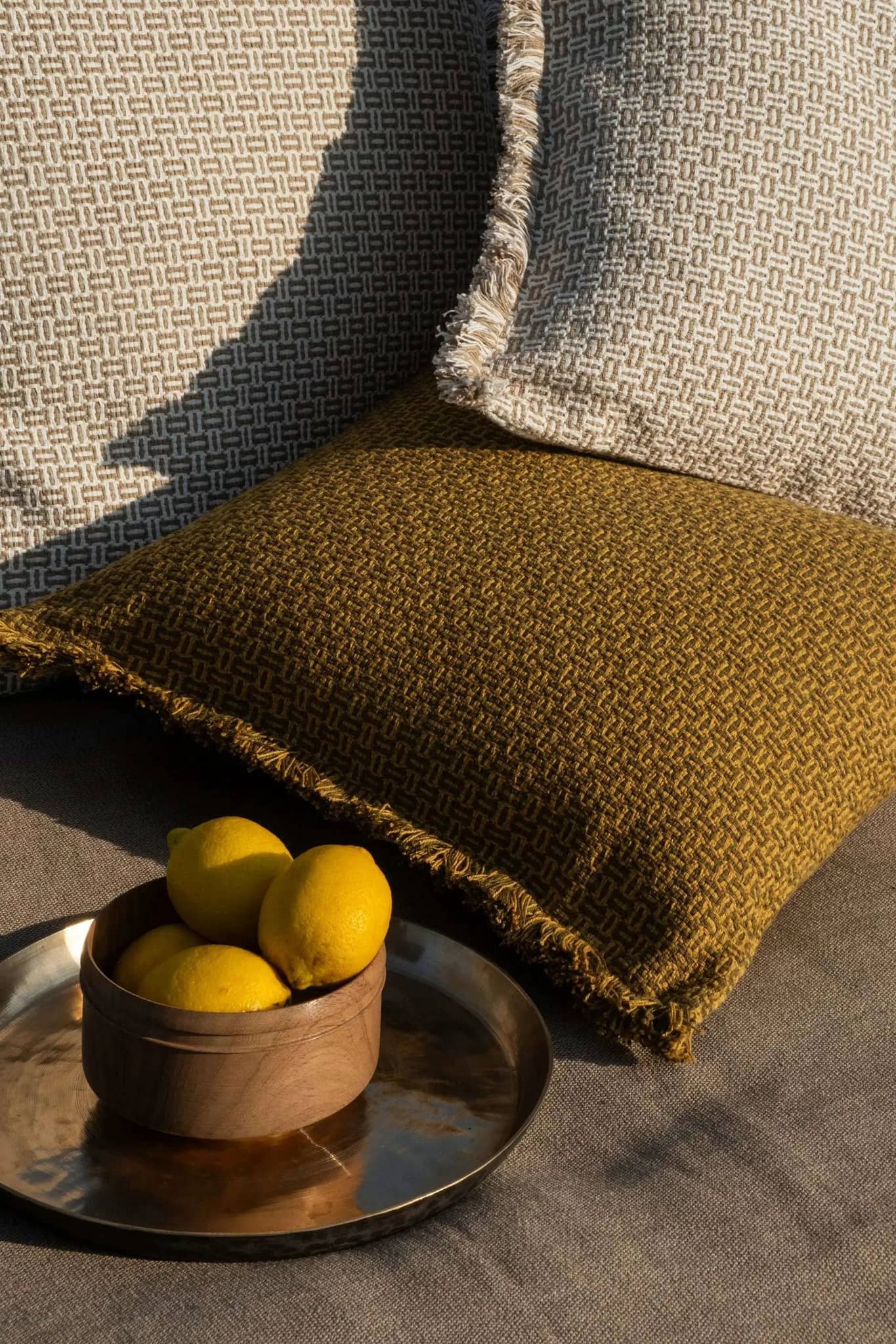 Housse de Coussin BUNAI - Kaki by No-mad