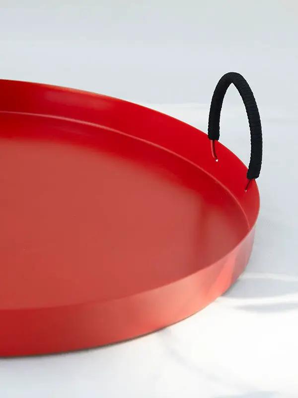 Plateau THALI TRAY -5 - Cramoisi by No-mad