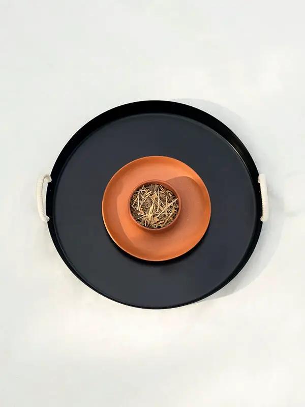 Plateau THALI TRAY -1 - Noir by No-mad