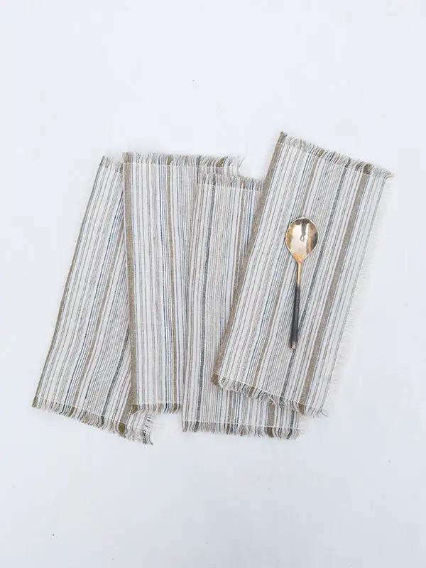 Sets de Table BUNAI - Lot de 2 - Ivoire/Taupe by No-mad