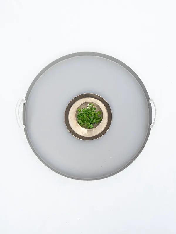 Plateau THALI TRAY - Taupe by No-mad