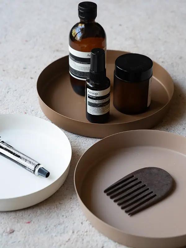 Vide-Poches SANGRAHA - Ivoire/Nougat/Tabac by No-mad