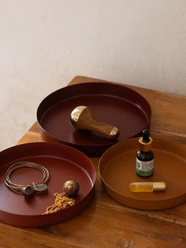 Vide-Poches SANGRAHA - Ocre/Terracotta/Cramoisi by No-mad