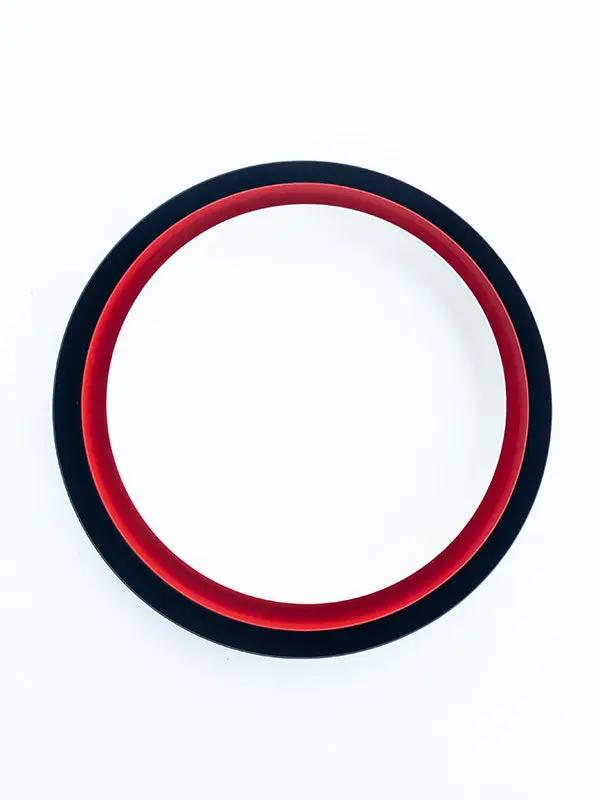 Vide-Poches SANGRAHA - Ivoire/Rouge/Noir by No-mad