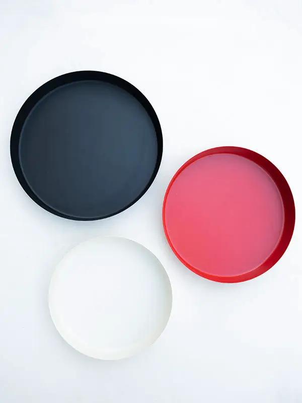 Vide-Poches SANGRAHA - Ivoire/Rouge/Noir by No-mad