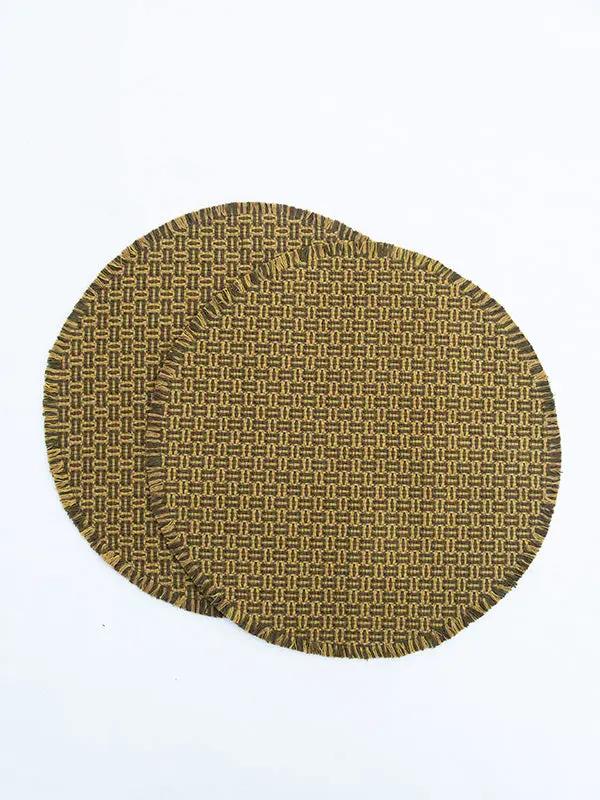Sets de Table BUNAI - Lot de 2 - Kaki/Olive by No-mad