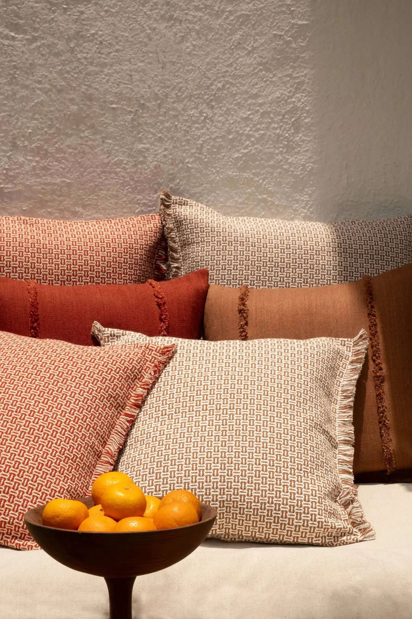 Housse de Coussin BUNAI - Tabac by No-mad