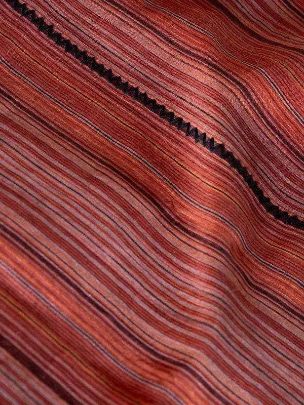 Housse de Coussin KINTSU - Broderie sur Lin - Terracotta by No-mad