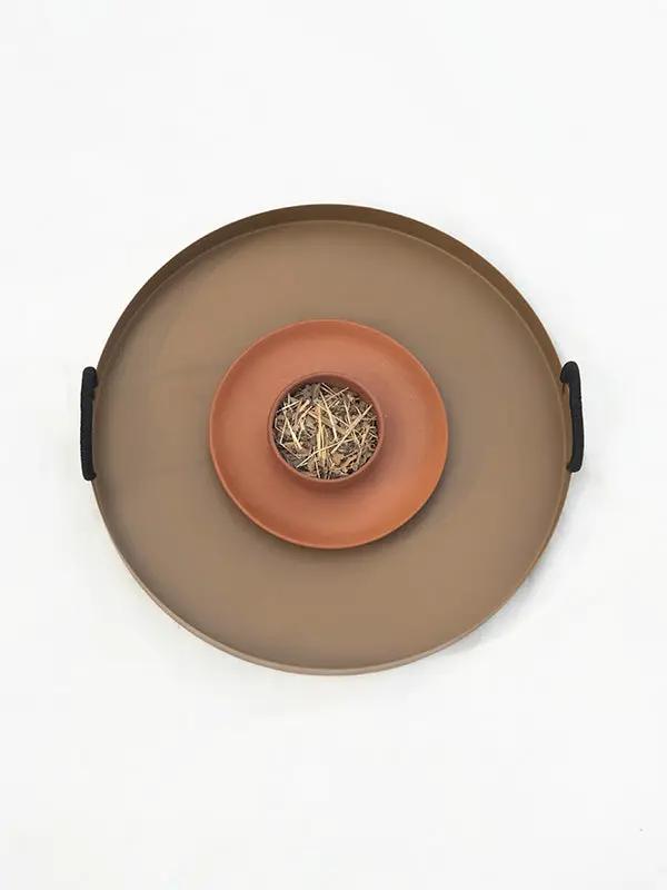 Plateau THALI TRAY -6 - Tabac by No-mad