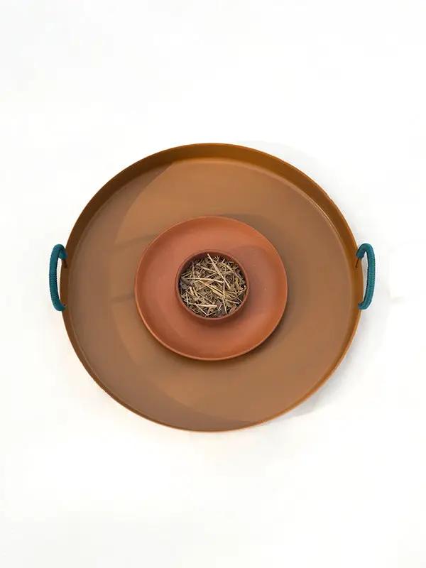 Plateau THALI TRAY -3 - Ocre by No-mad