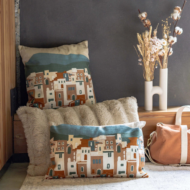 Coussin brodé Elie by Vivaraise