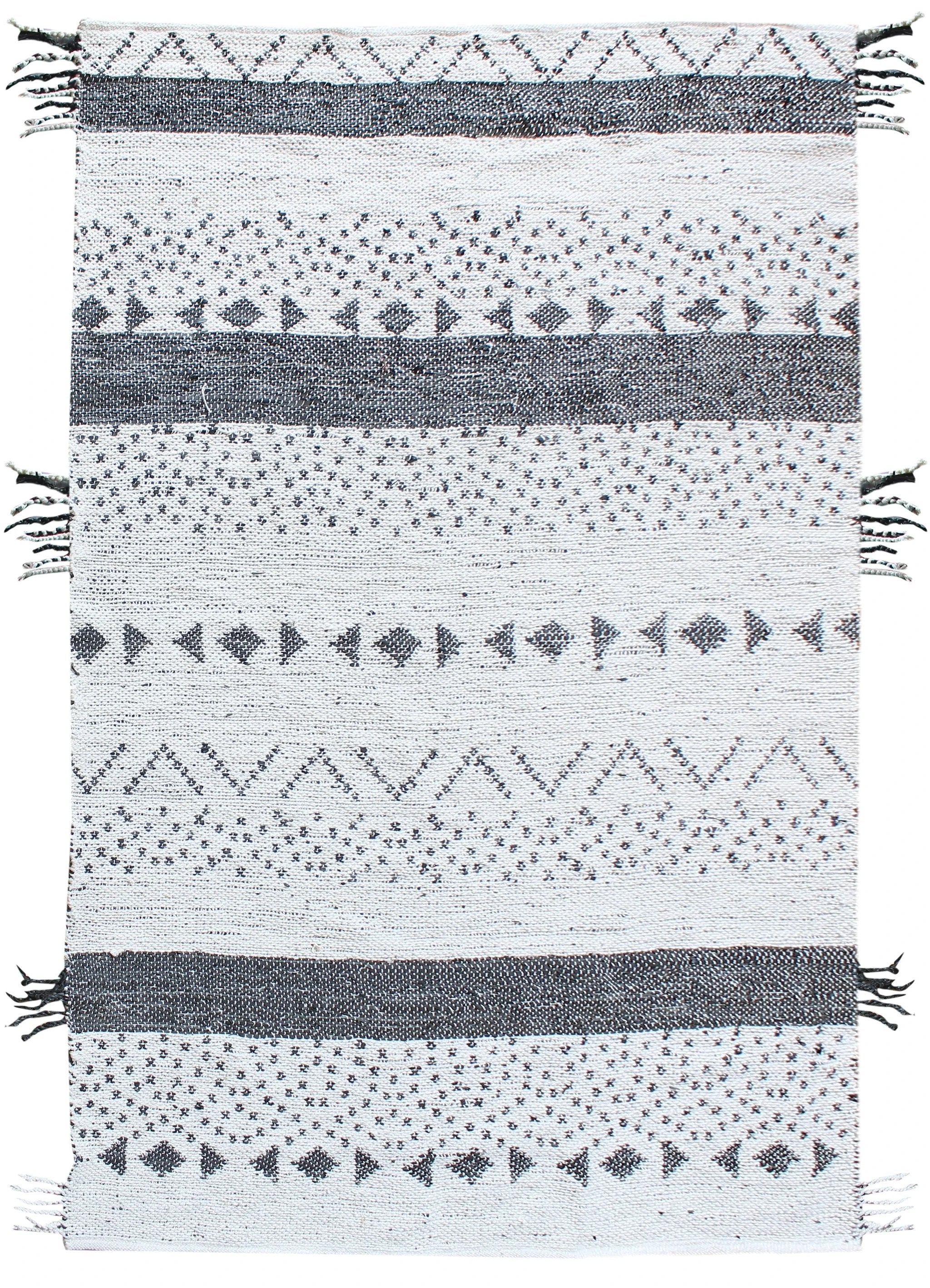 Tapis Callista Blanc/noir by The Rug Republic