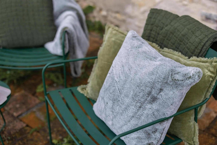Plaid stonewashed Swami 130 x 200 by Vivaraise