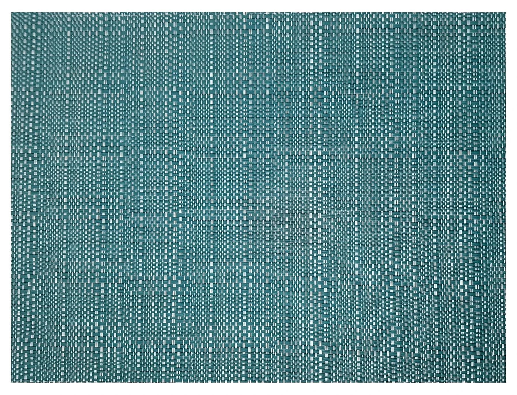 Set de table PVC tissé Winkler en bleu avec motif à rayures pour décoration de table