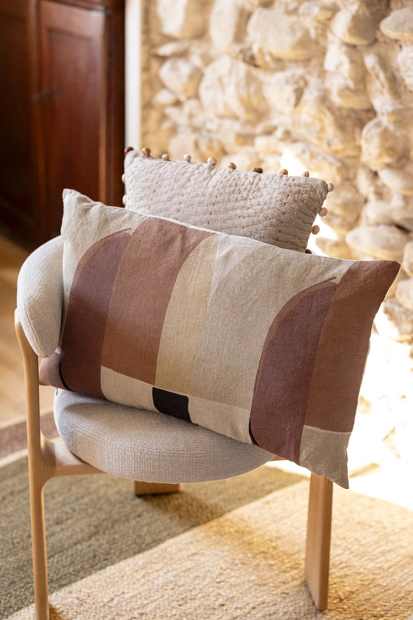 Coussin Zeff Kali Naturel by Vivaraise