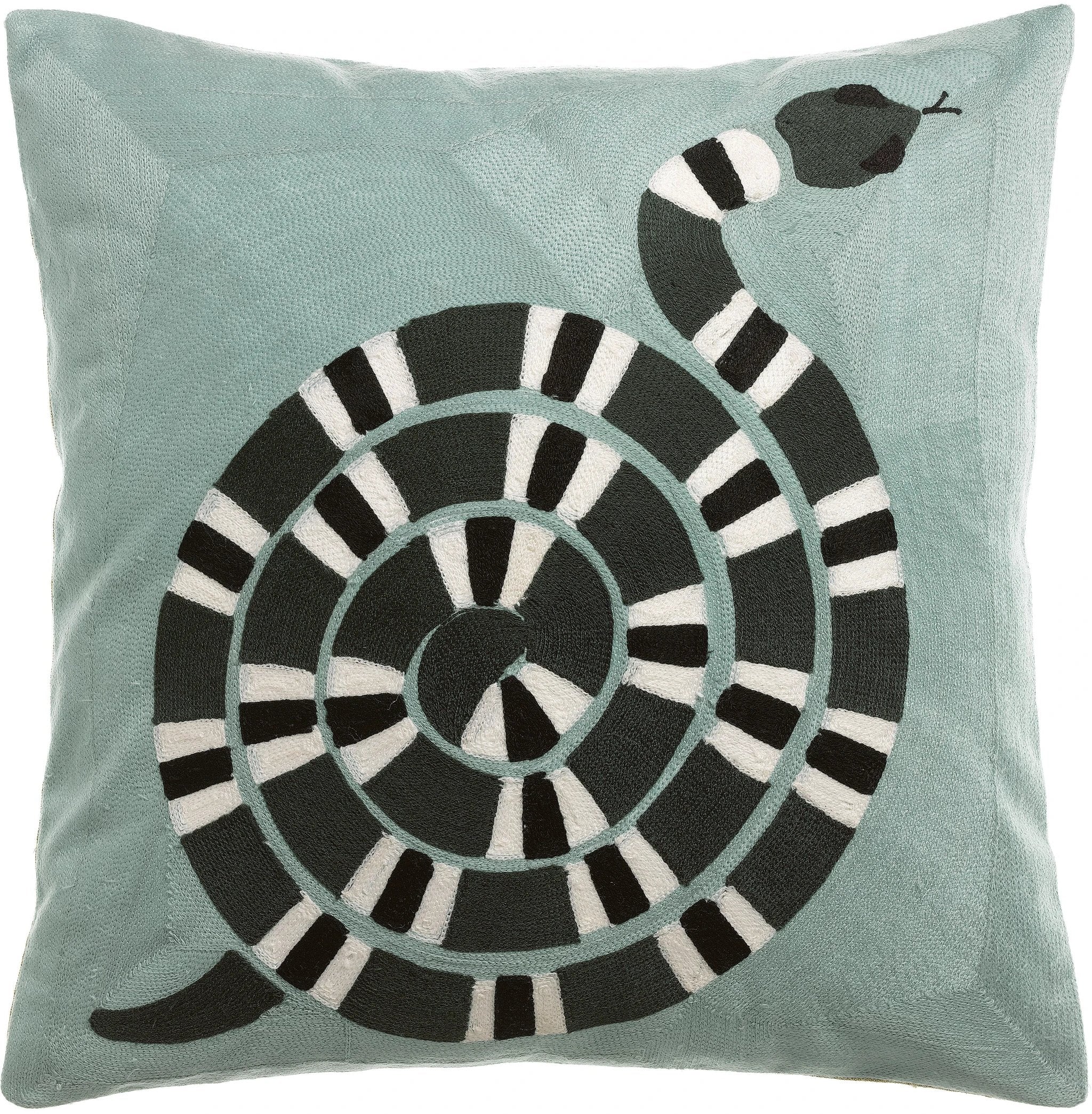 Coussin brodé Yoka by Vivaraise