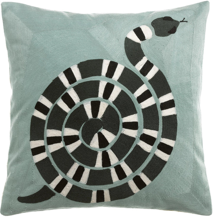 Coussin brodé Yoka by Vivaraise