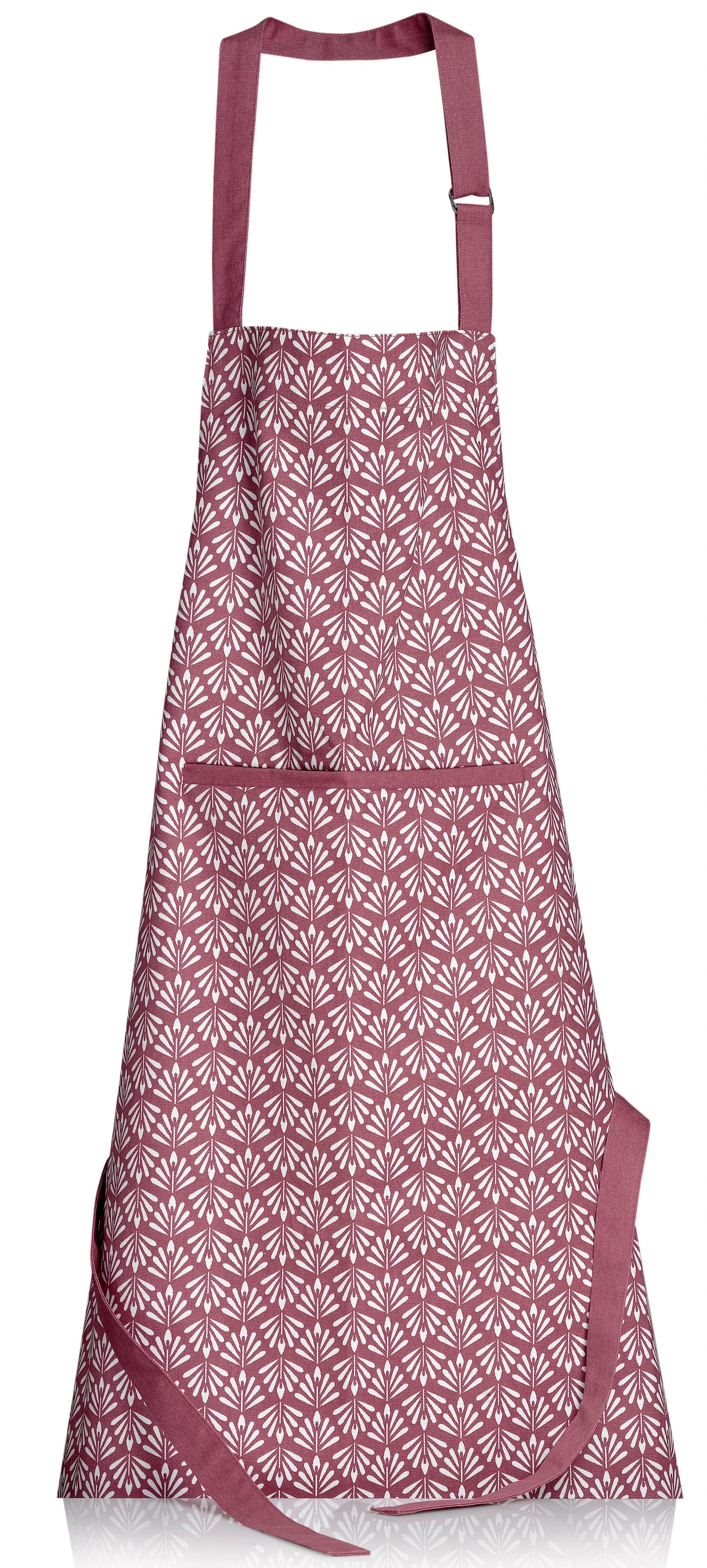 Tablier de cuisine enduit Pompei Orchidée 72 x 85 by Winkler