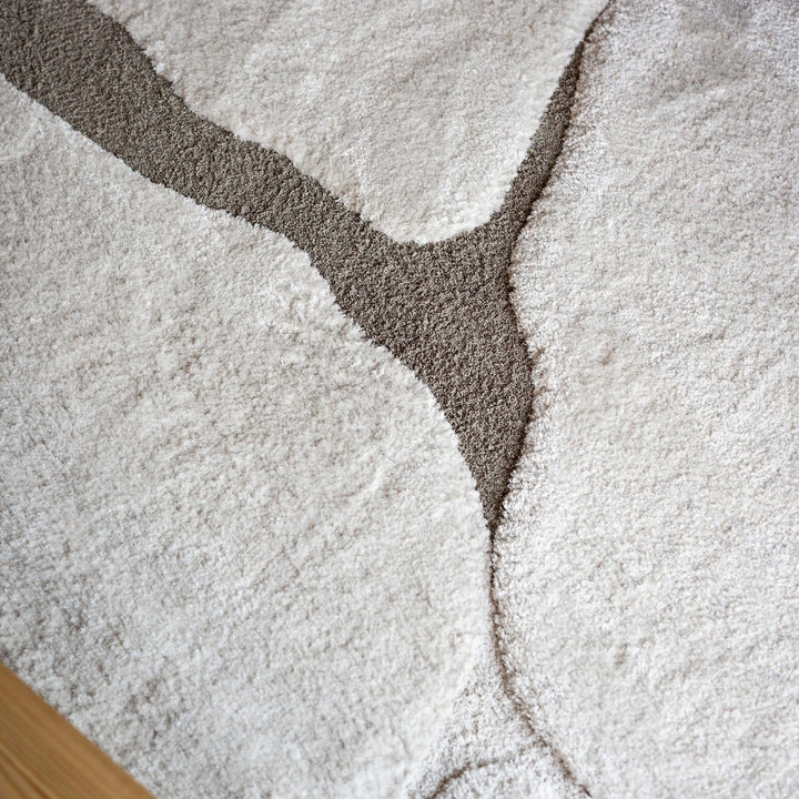 Tapis recyclé Yan Neige by Vivaraise
