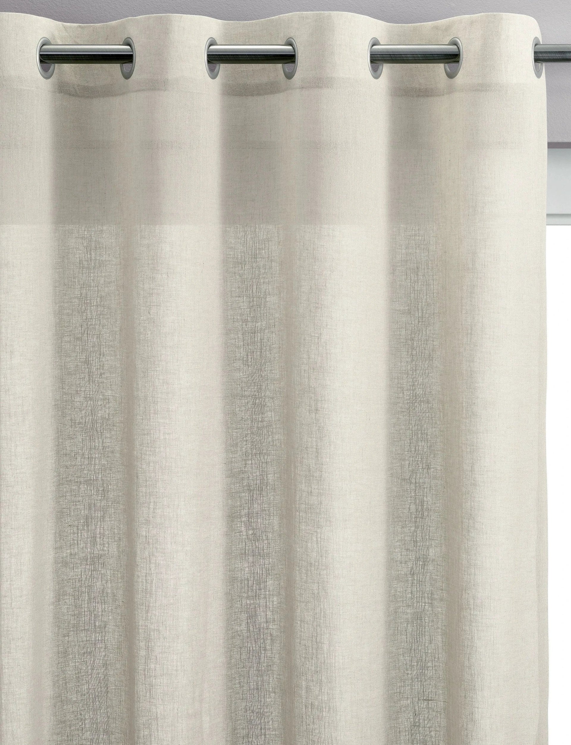 Rideau voile 60% Lin et 40% Coton Zeff by Vivaraise