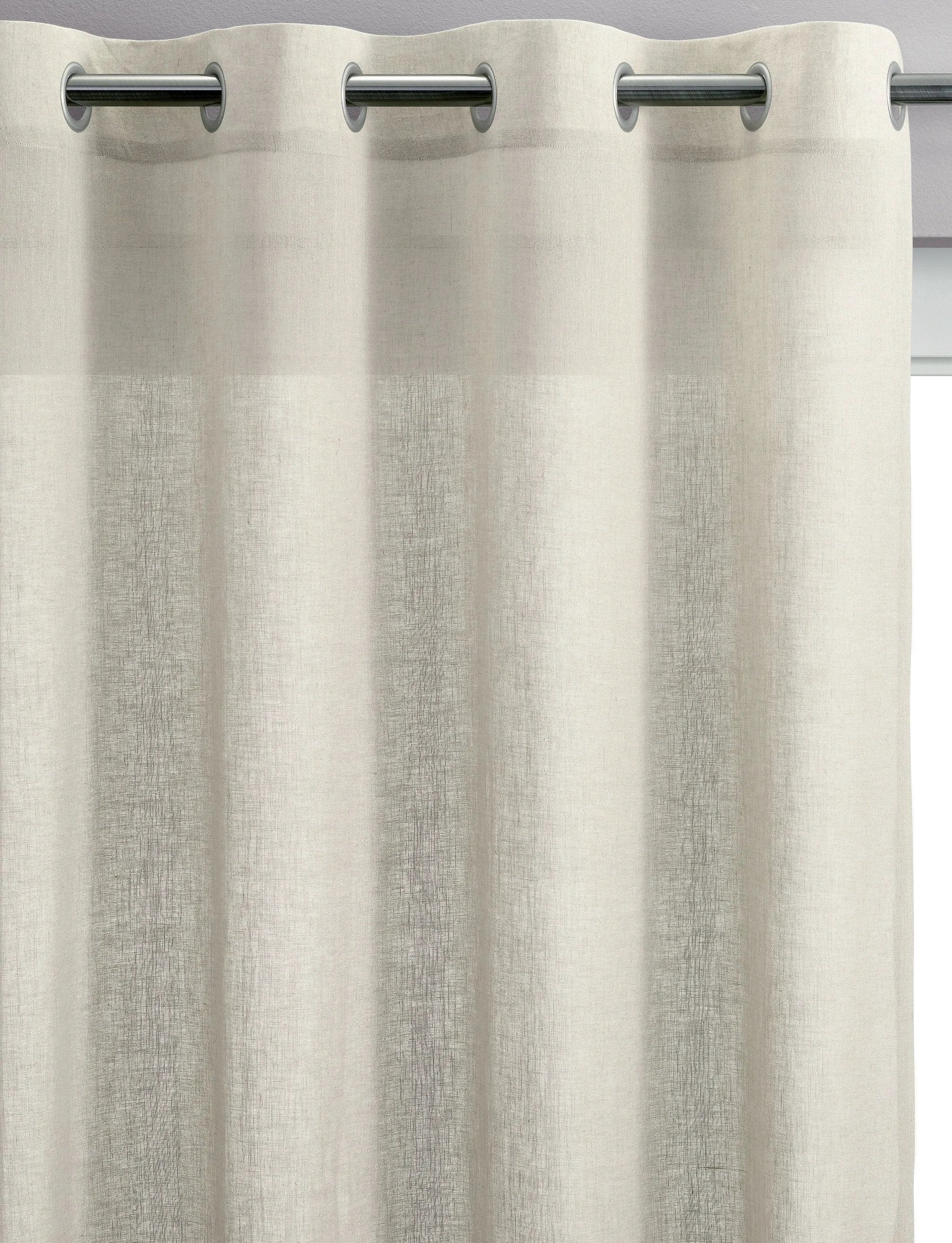 Rideau voile 60% Lin et 40% Coton Zeff by Vivaraise