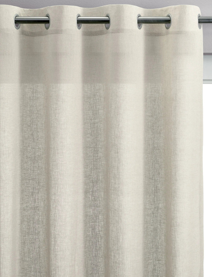 Rideau voile 60% Lin et 40% Coton Zeff by Vivaraise