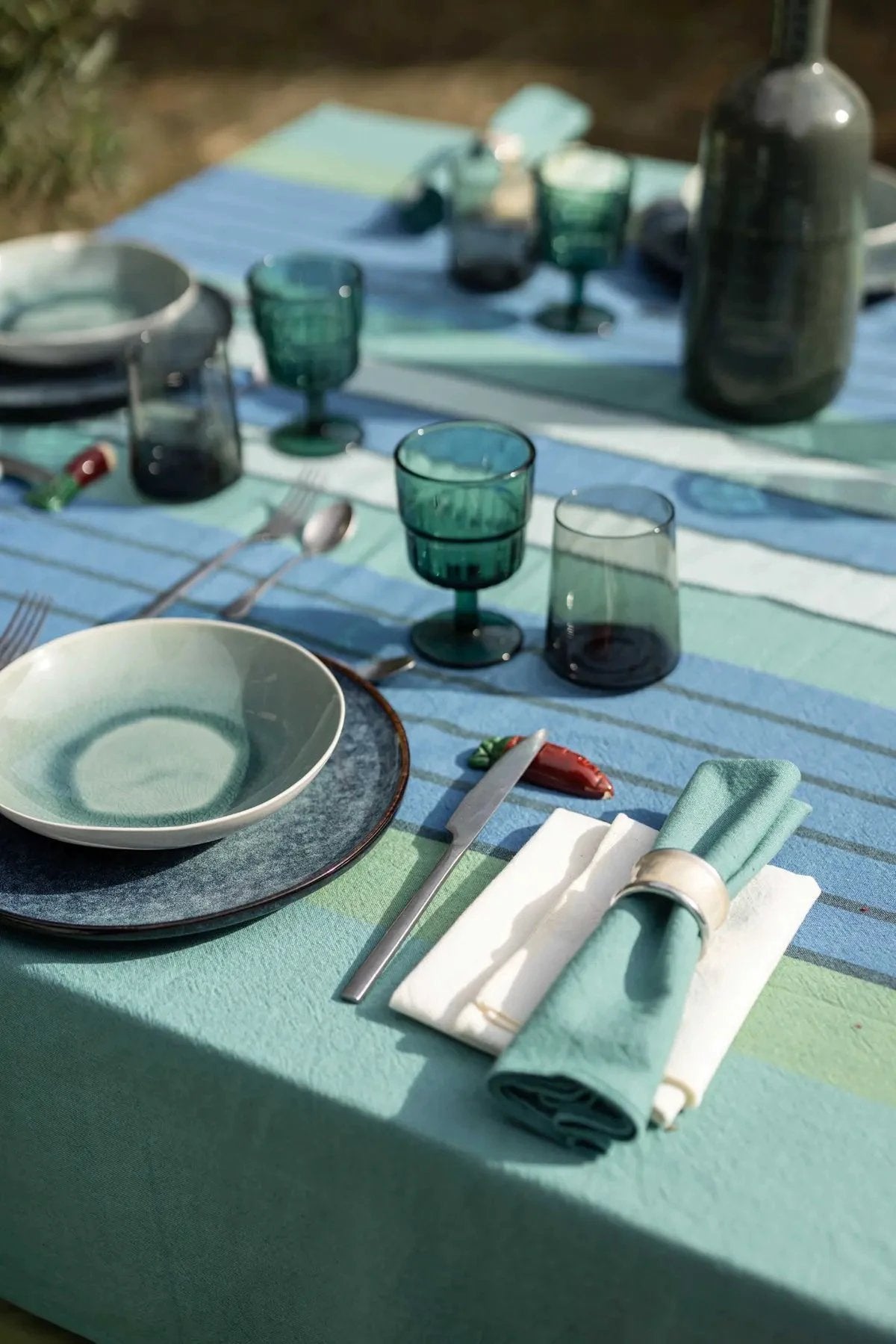 Serviette de table recyclée Yuna by Winkler