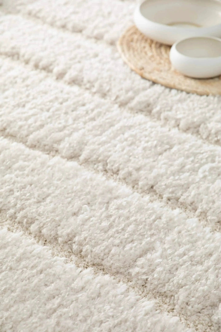 Tapis recyclé Maël Neige by Vivaraise