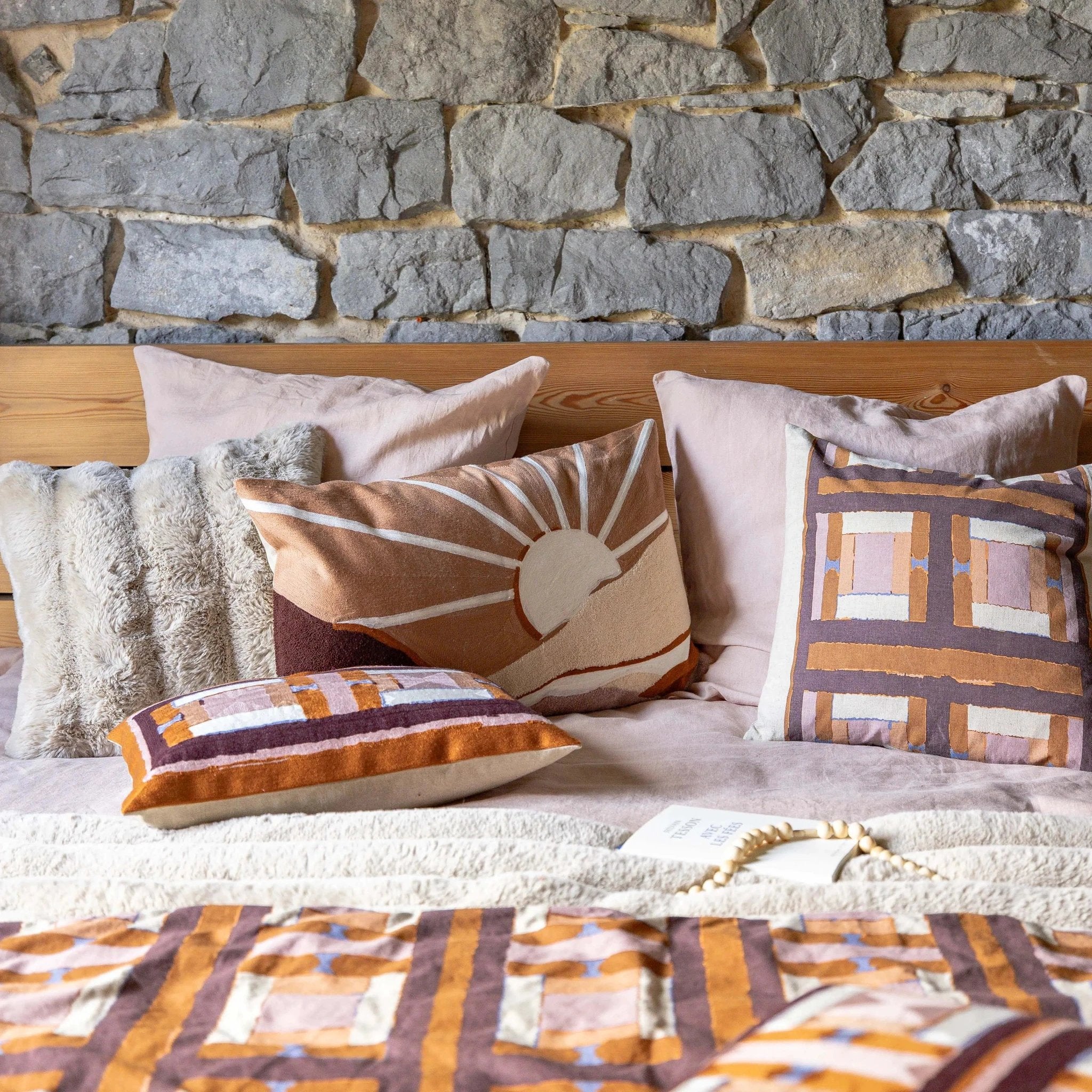 Taie d'oreiller Stonewashed Zeff by Vivaraise