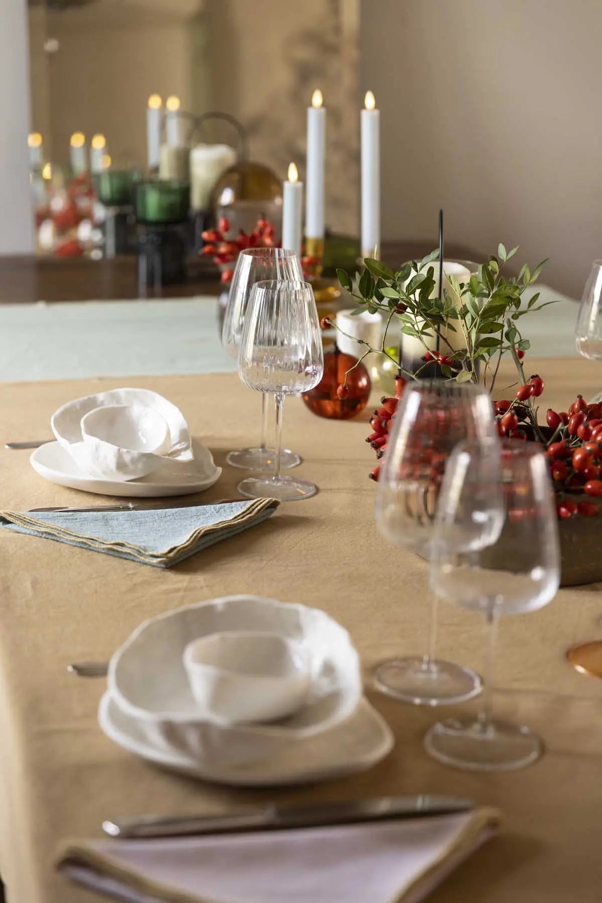 Serviette de table recyclée Grace by Winkler