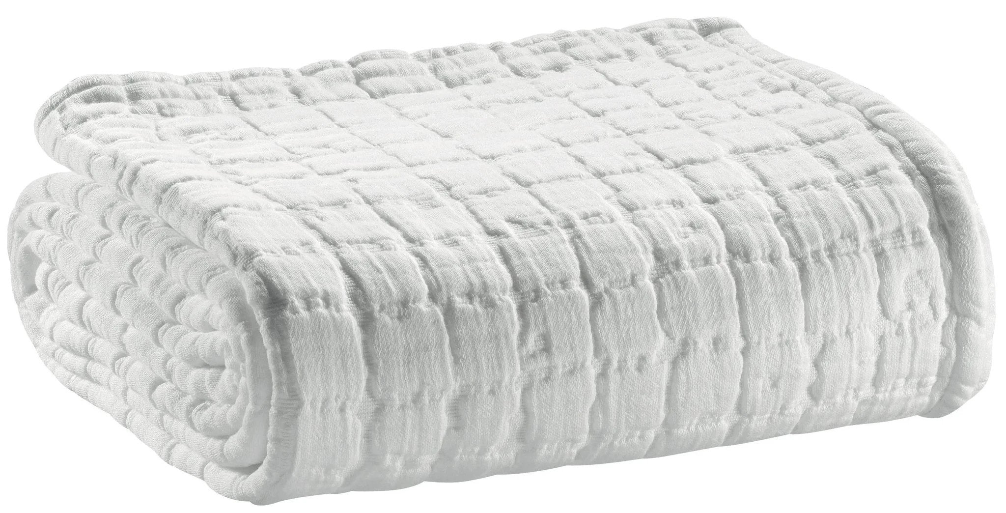 Plaid stonewashed Swami 130 x 200 by Vivaraise