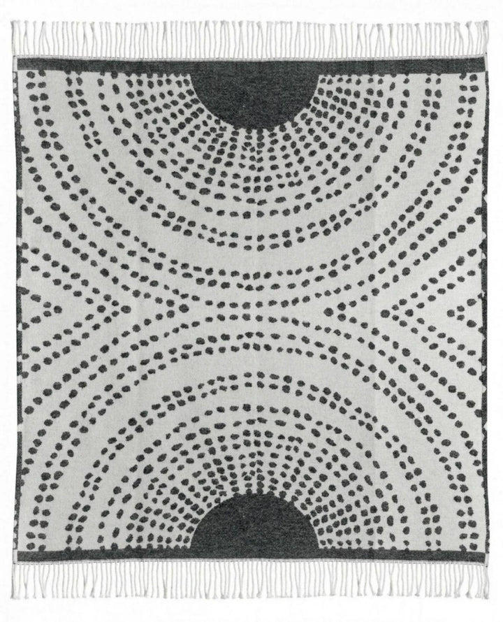 Plaid recyclé Taina Carbone 127 x 160 by Vivaraise