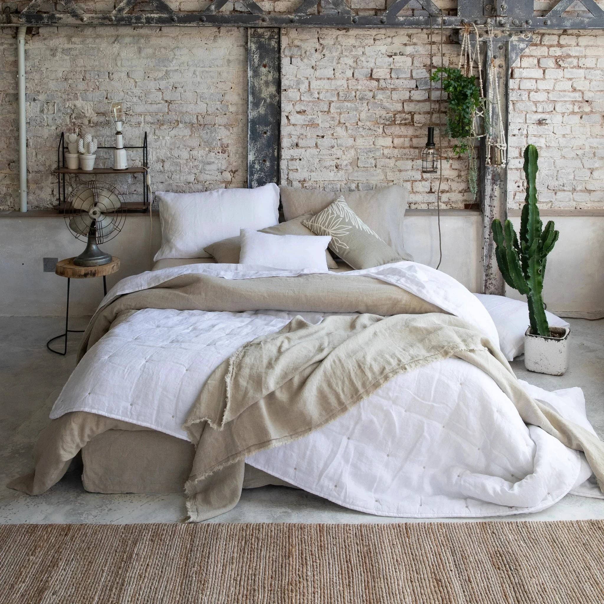 Jeté de lit stonewashed Zeff by Vivaraise