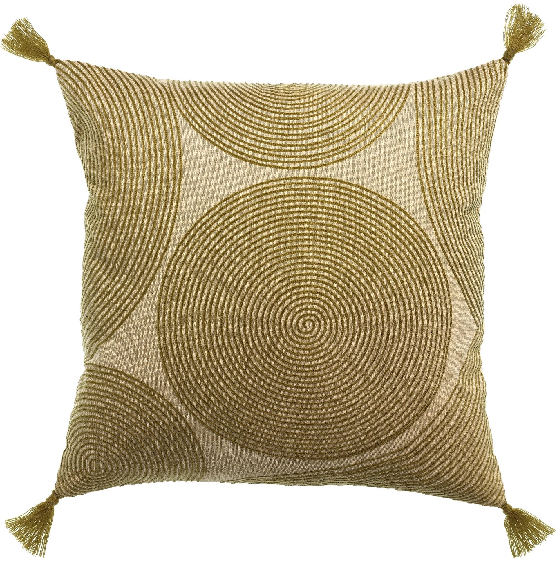 Coussin brodé Tito Naturel by Vivaraise