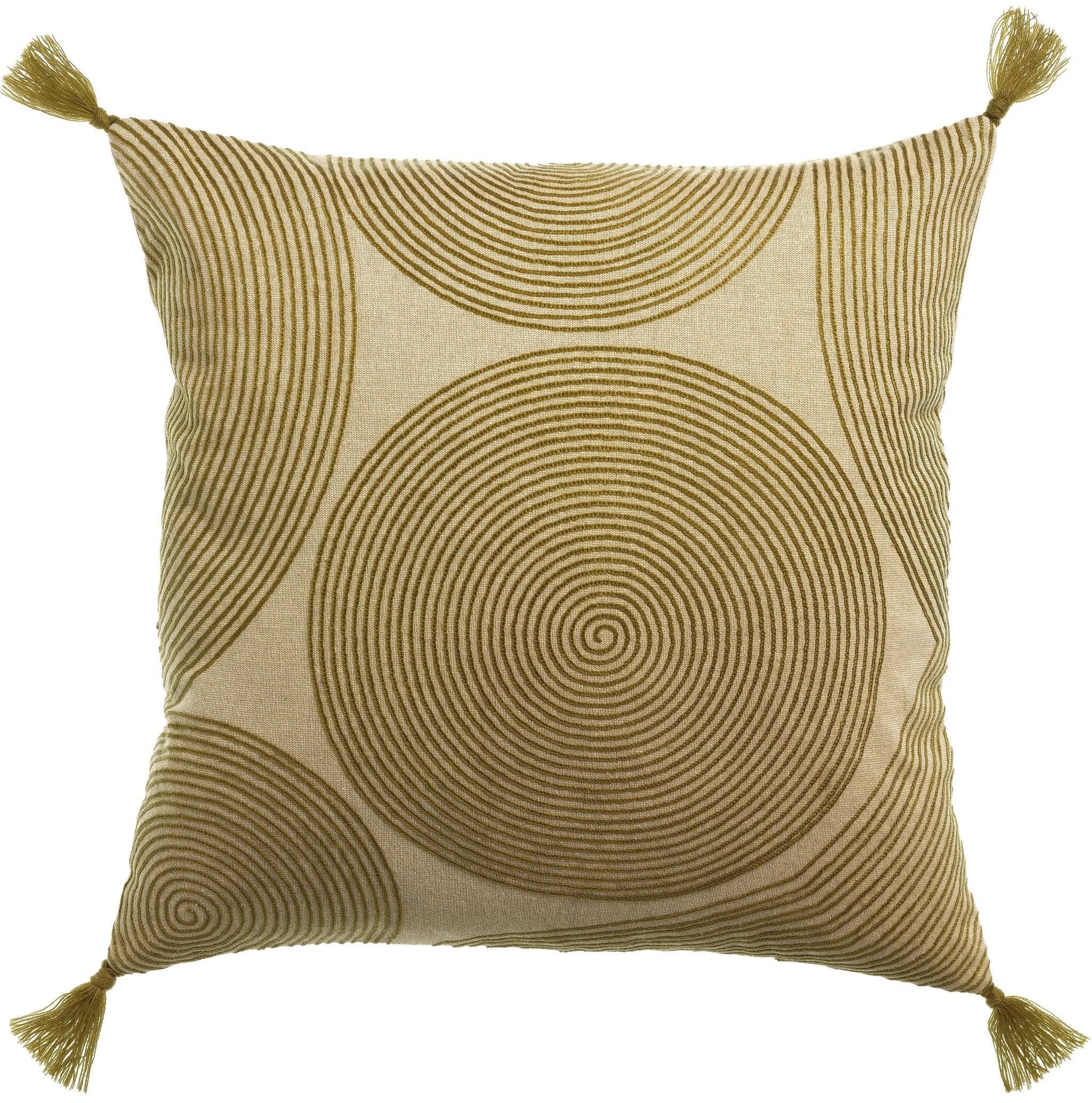 Coussin brodé Tito Naturel by Vivaraise