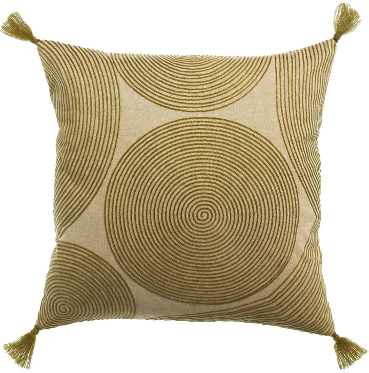 Coussin brodé Tito Naturel by Vivaraise