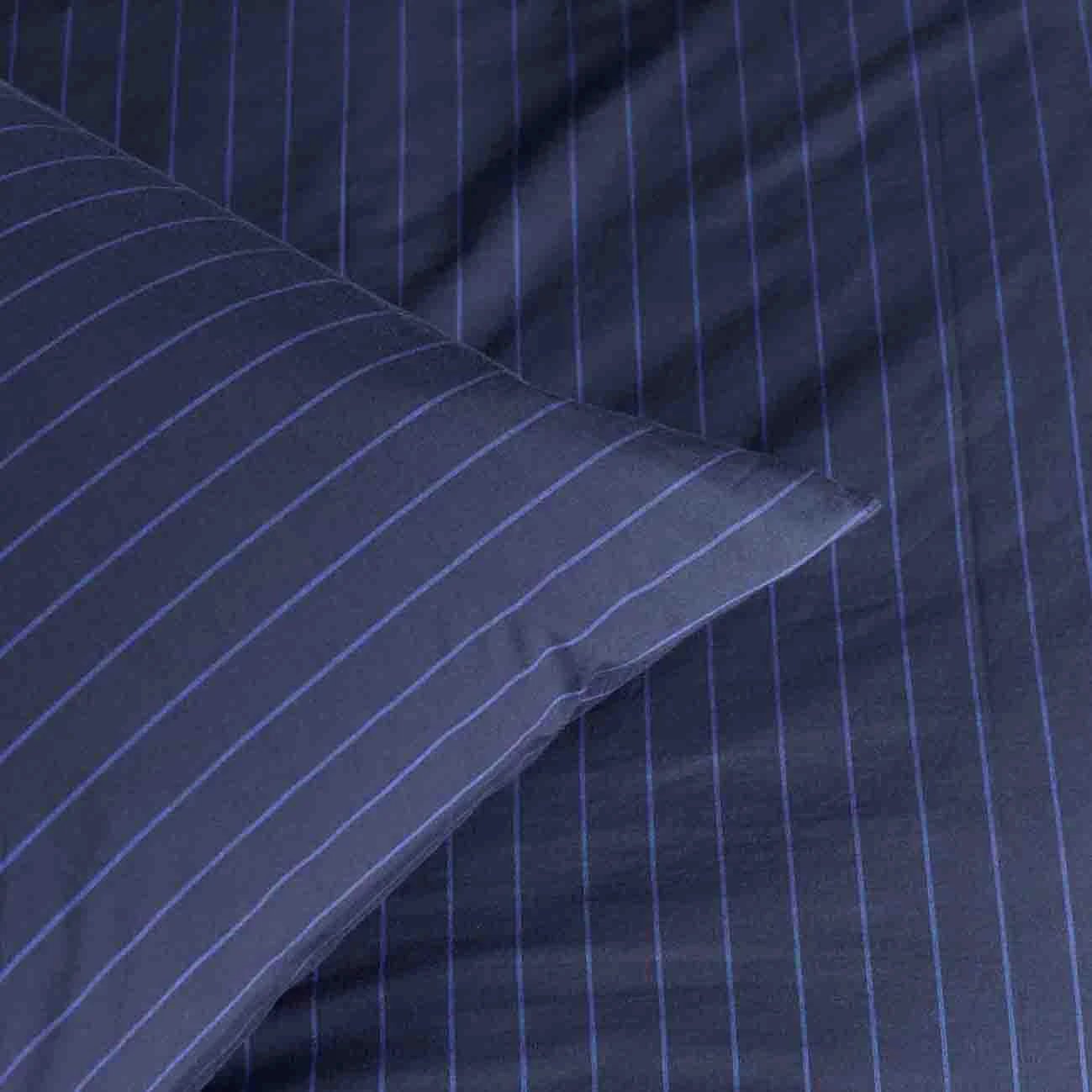 Housse de couette Line Blue by La Cerise sur le Gâteau