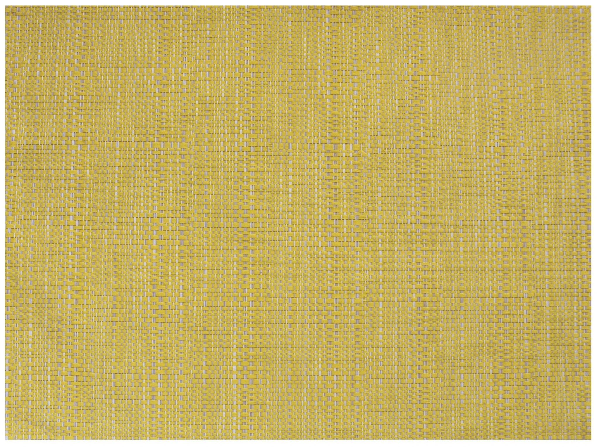 Set de table PVC tissé Winkler en jaune avec texture légère pour protection élégante de la table