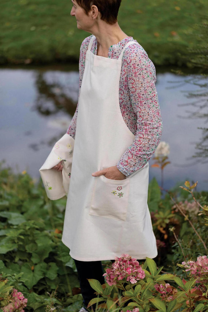 Tablier de cuisine Gardenia recyclé Ecru 110 x 80 by Winkler