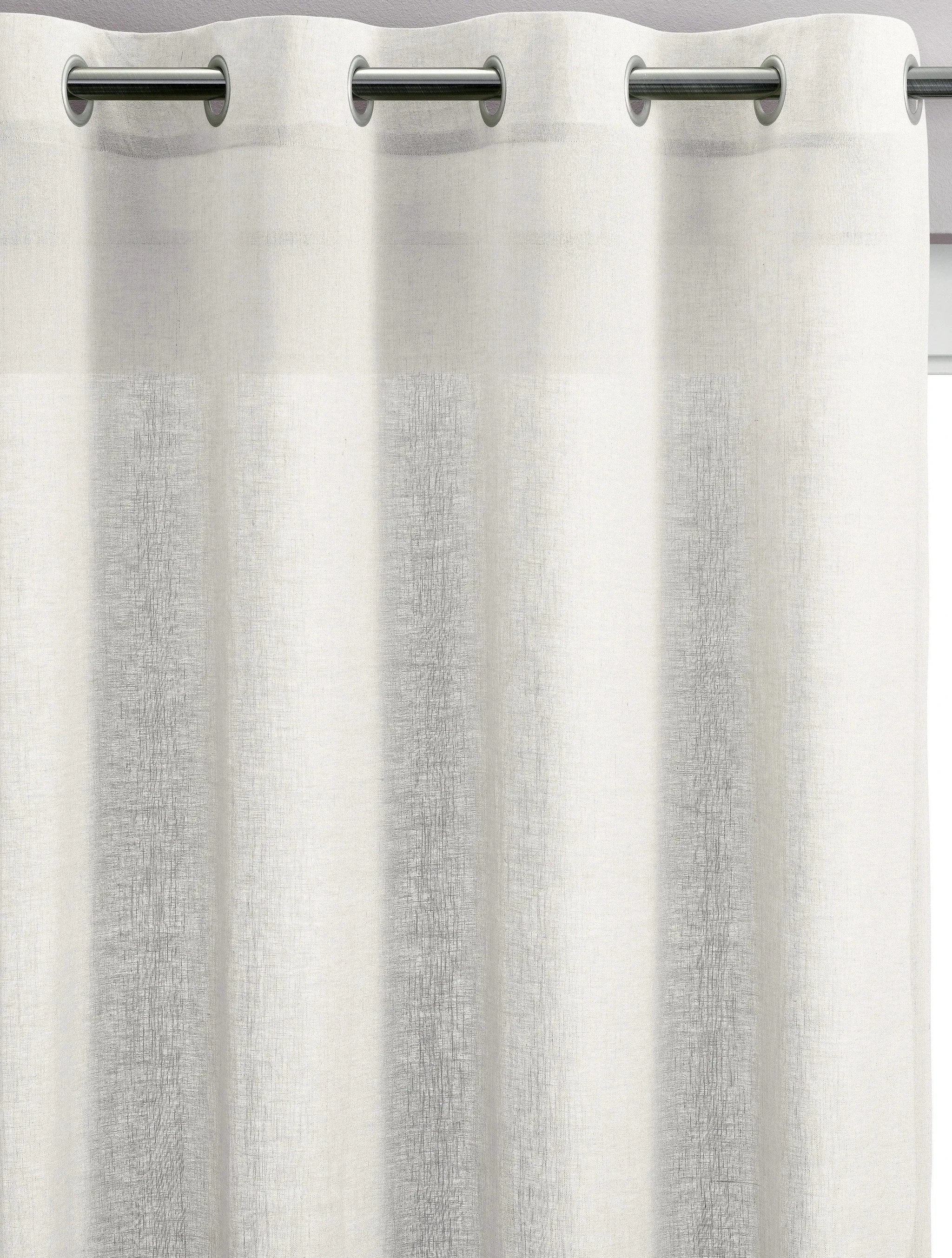 Rideau voile 60% Lin et 40% Coton Zeff by Vivaraise