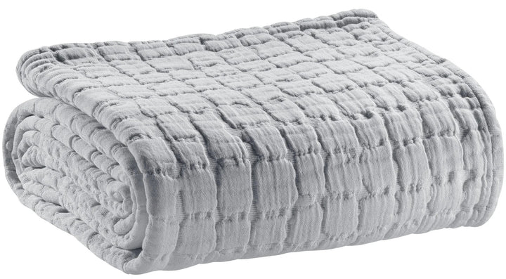 Plaid stonewashed Swami 130 x 200 by Vivaraise