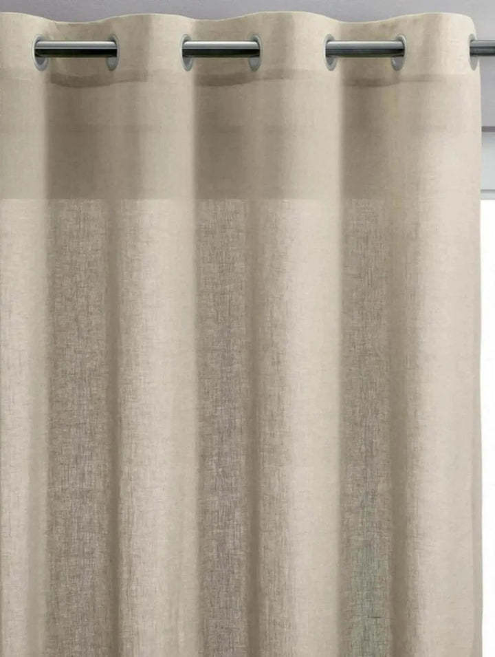 Rideau voile 60% Lin et 40% Coton Zeff by Vivaraise