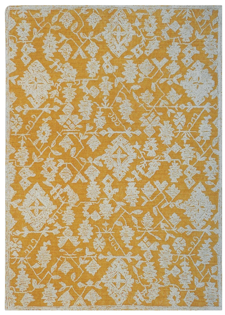 Tapis Reni Or/ivoire by The Rug Republic