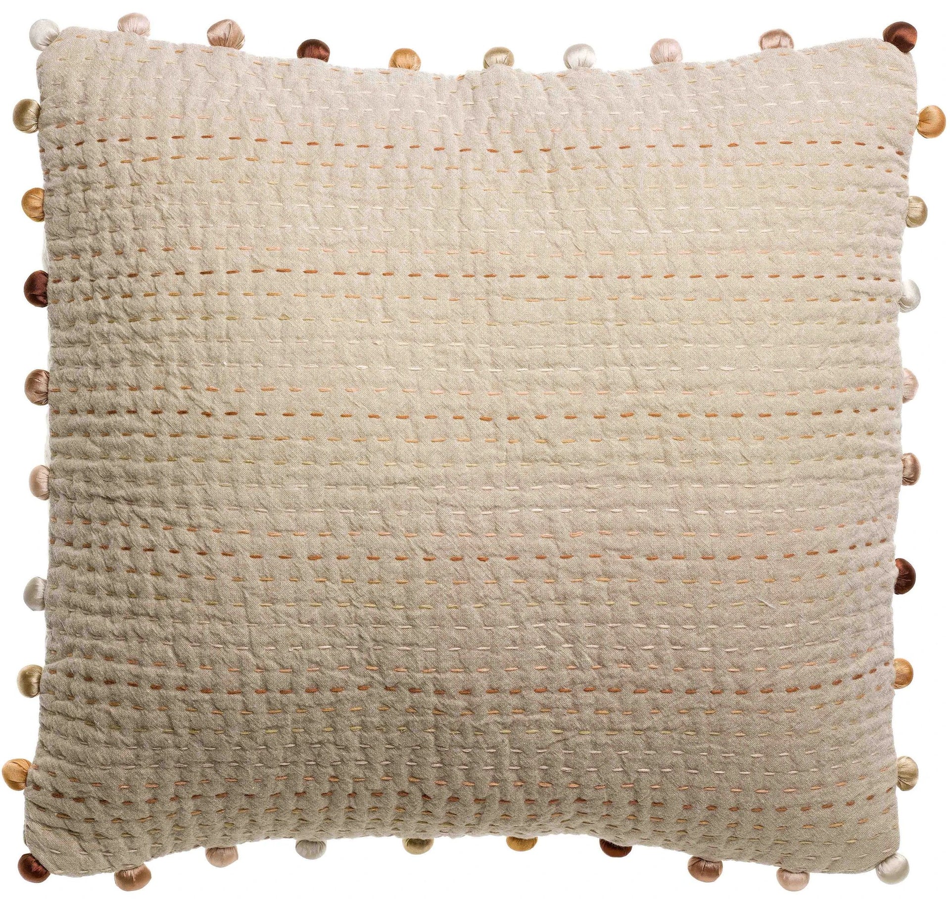 Coussin décoratif en coton multicolore by Vivaraise