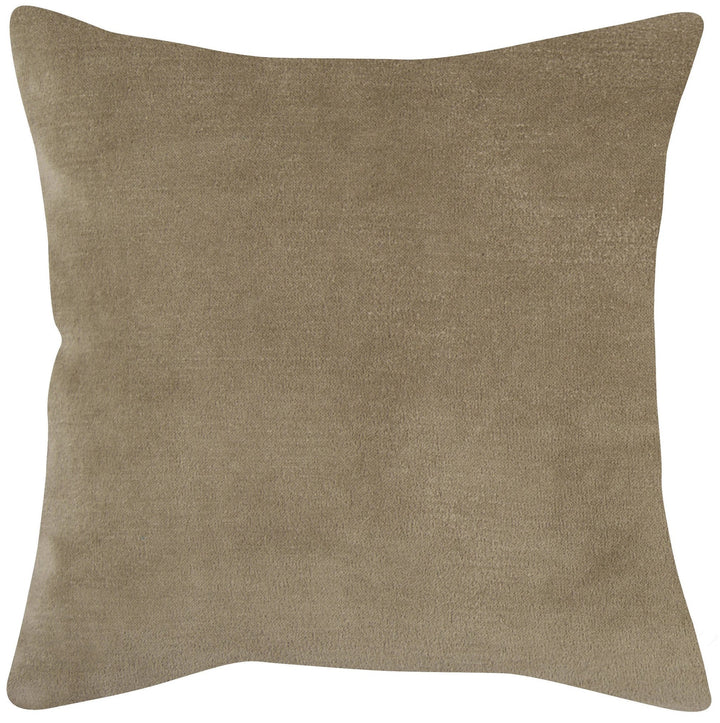 Vivaraise Coussin décoratif en velours Gris Foncé by Vivaraise